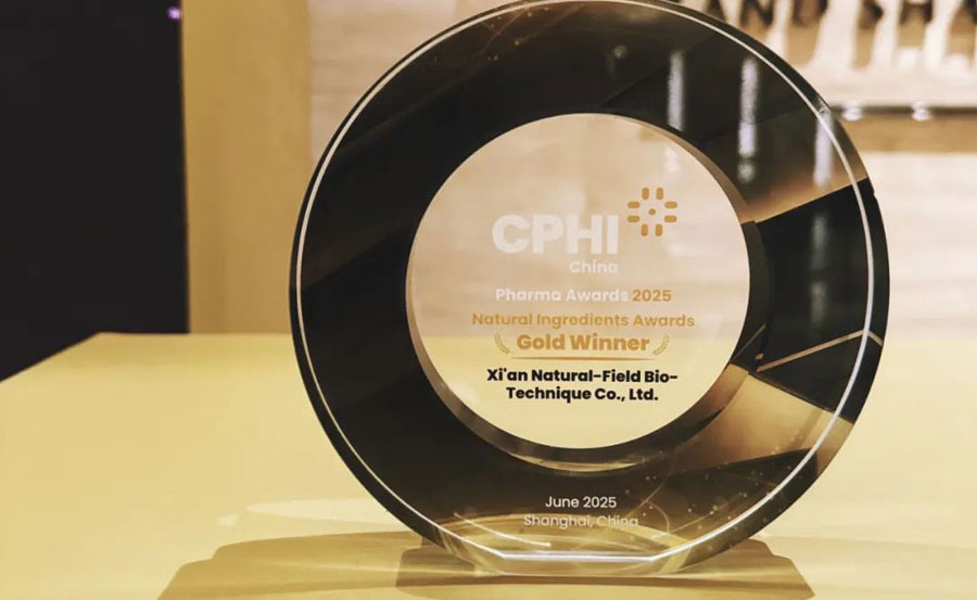 НФ Липо®Куркумин совместно загруженных липосомы выиграл Pharma Awards 2025 Натуральные ингредиенты AwardsGold Winner